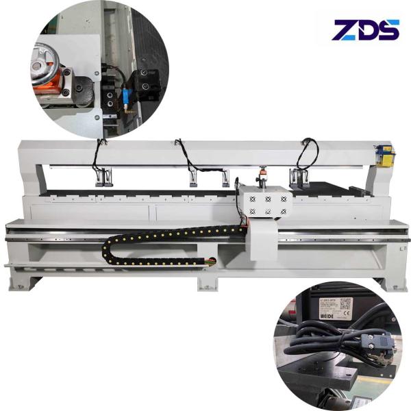 380 máquina de trituração de entalho de madeira de furo de madeira do CNC da máquina da largura do volt 70mm