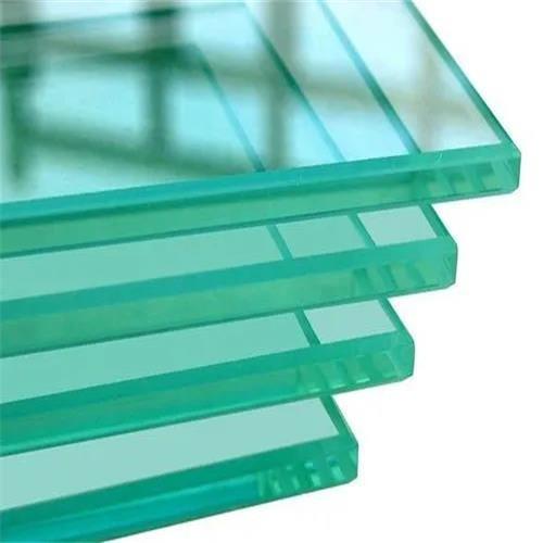 Flat Surface 8mm Clear Tempered Glass CE Qualified