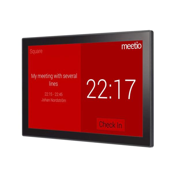 Glass Wall Mount Android POE 10.1 Inch Tablet With NFC Reader LED Light Bar For Office