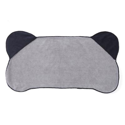 Pano ultra macio seco rápido do banho do animal de estimação do bolso de toalha do banheiro do cão de Microfiber