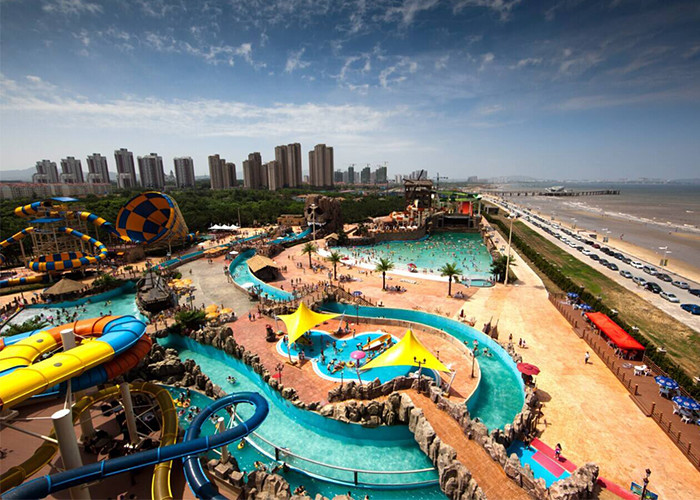 Красочный Супер Bowl Water Slide Playground / Fiberglass Water Slide Water Park Project