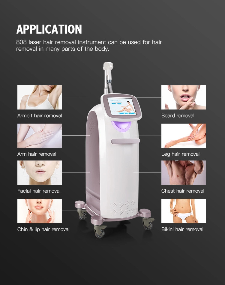 Машина удаления волос лазера диода OEM одобренная CE экран касания 10,4 дюймов