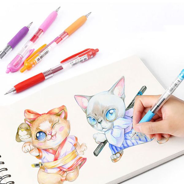 Quick Dry Ink Gel Pen with Custom Logo 8 Colors Refillable Heat Sensitive Affordable