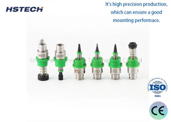 SMT Nozzle 503 for JUKI 2000,E36027290A0,Silver&Green,31x16mm,Tungsten Steel+Rubber+Ceramic