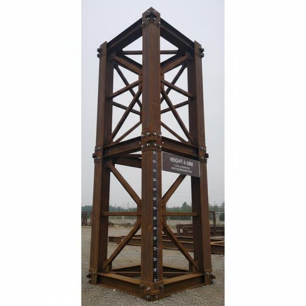 Weather Resistant Steel Structure Truss with Class A Fireproof Rating and Customizable Height 6-50m