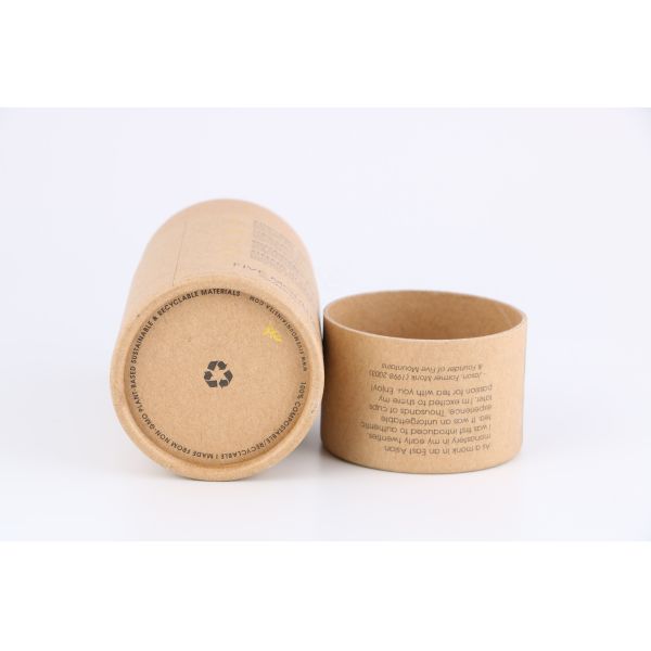 Eco-Friendly Push up Lip Balm Deodorant Cylinder Container 5g/10g Cardboard Oil-Resistant Paper Tube