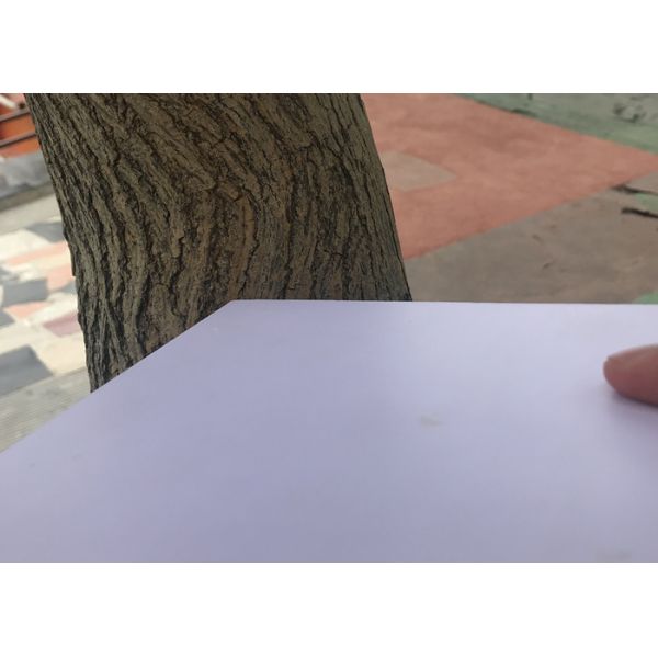 White PVC Advertising Sign Boards , Outside Plastic Advertising Boards