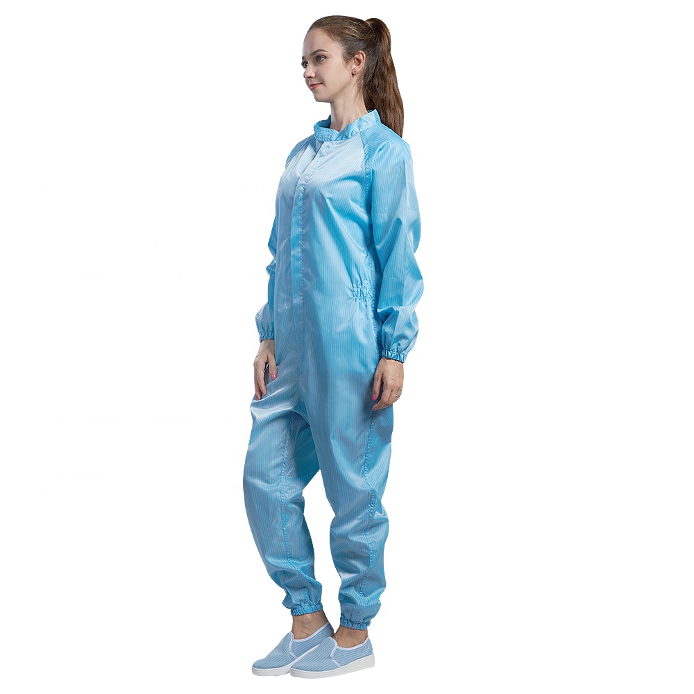 Прозодежда чистой комнаты водоустойчивой анти- статической корпии ESD Coverall свободная от многоразовая