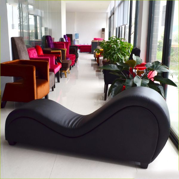 PU эргономических кожаных пар длины стула 170cm софы секса взрослых деревянный