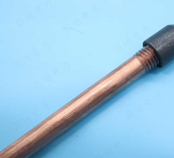 5 8 Galvanized Ground Rod Welding Threaded With Drilling Head