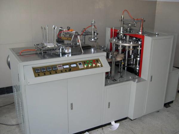 Gray Paper Cup And Plate Making Machine Steel 380V 220V 50HZ Single Side