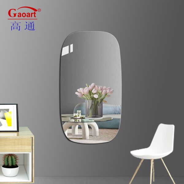 На заказ Размер Стеклянный коридор полная длина Салон красоты Ванная комната Макияж Мебель Ванная комната Декорация со светом