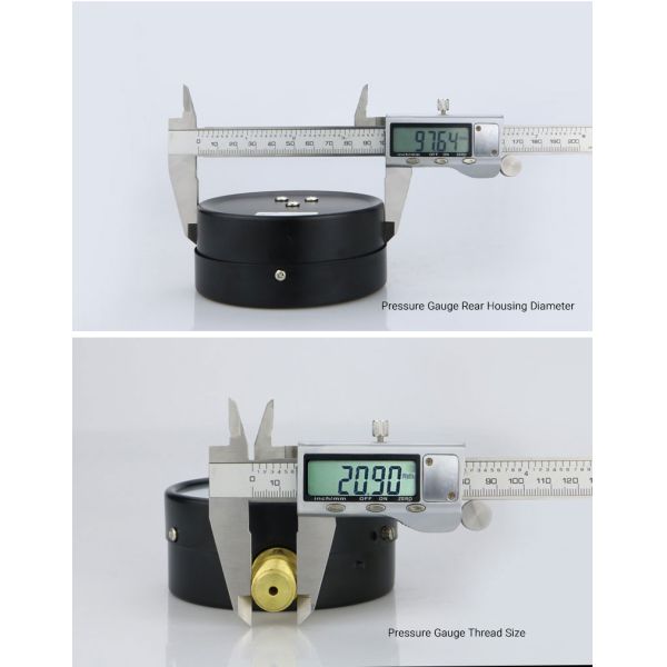 4 Inch Panel Manometer Precision Pressure Gauge Hydraulic with Customized Support OEM