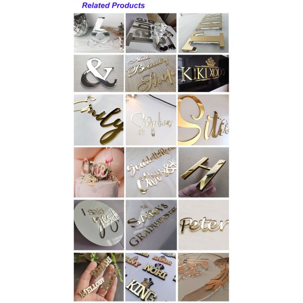 Birthday Party Baby Shower Decoration Circle Engagement Wedding Welcome Sign Custom 3D Acrylic Round Wedding Signs