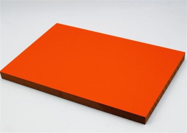 Planície placa laminada PVC do MDF de 0,35 milímetros para a mobília interior