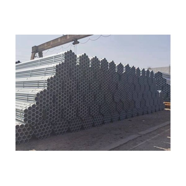 Round Square Galvanized Iron Gi Pipe Silver Carbon Q235B Steel ODM