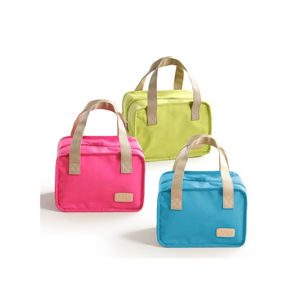 Insulated Lunch Cooler Bags 8mm PE Sponge 21x15x15 CM With Shoulder Strap