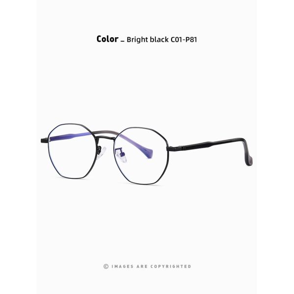 Преграждать света компьютера рамки 145 стекел металла ацетата миллиметра голубой