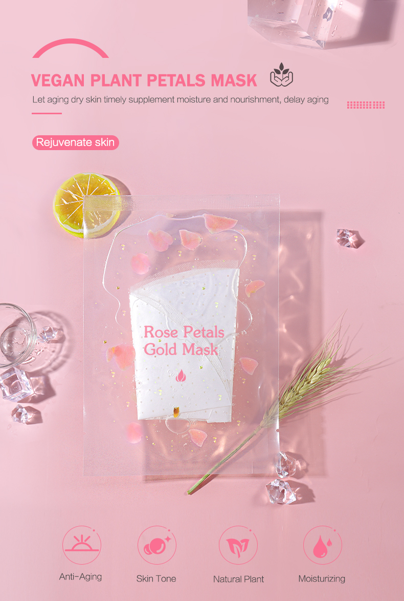 Лепесток завода сияя лицевые продукты заботы кожи OEM маски развел водой