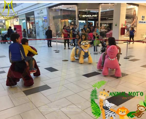 Hansel popular amusement ride shopping mall kids carts coin operated ride on animals