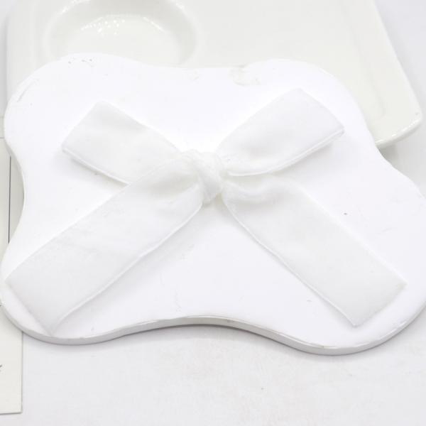 2.5cm fita de veludo Arcos festa de casamento fita de veludo verde escuro