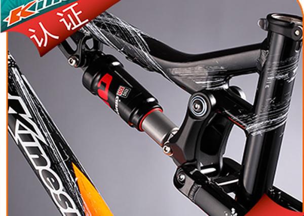 Aluminum XC Full Suspension Bike Frame 100mm Travel 4 - Linkage Structure