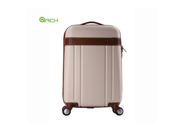 Spacious  20Inch 3pcs ABS Spinner Hard Shell Suitcases