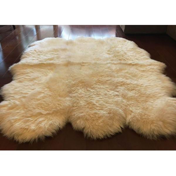 Alfombra auténtica del dormitorio de Australia de la zalea lanas puras grandes naturales reales de la manta de las nuevas