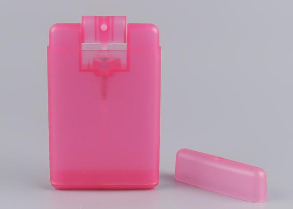 Résistant chimique vigoureux de carte de crédit de bouteille rose transparente de jet