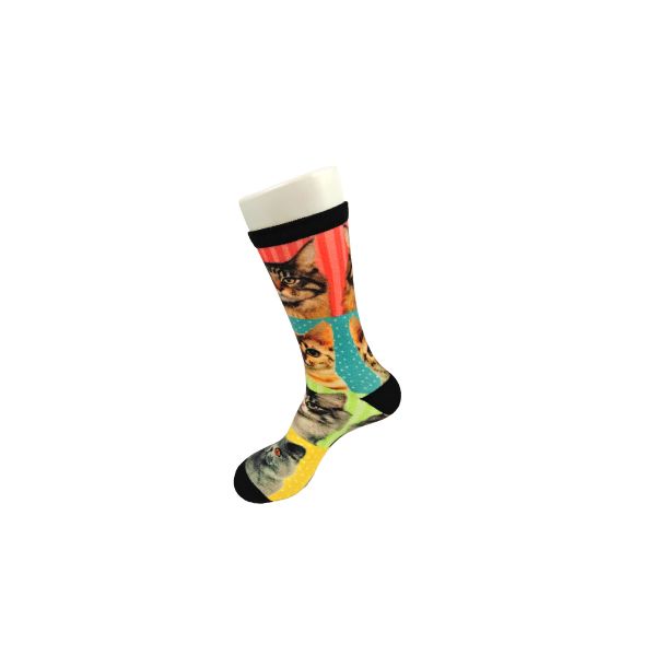 Anti Foul Eco - Friendly Mens 3D Socks , Colorful Anti Bacterial 3D Animal Socks