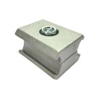 Conector de tubo de aluminio pulido con chorro de arena Conector de codo flexible de tubo delgado