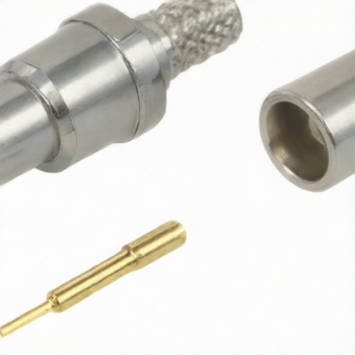 TS9 Plug Connector for Coaxial Cables Featuring Low Insertion Loss and High Reliability L-com ATS9P-1100
