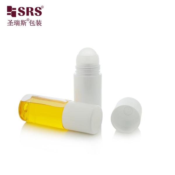 PET43 130ML 170ML Big Capacity PET Plastic Customize Color Round PCR Recycled Roll On Bottle For Deodorant Gel