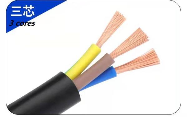 Os núcleos de RVV 4 baixo fumam o cabo zero 1.5mm2 2.5mm2 4mm2 6mm2 do halogênio