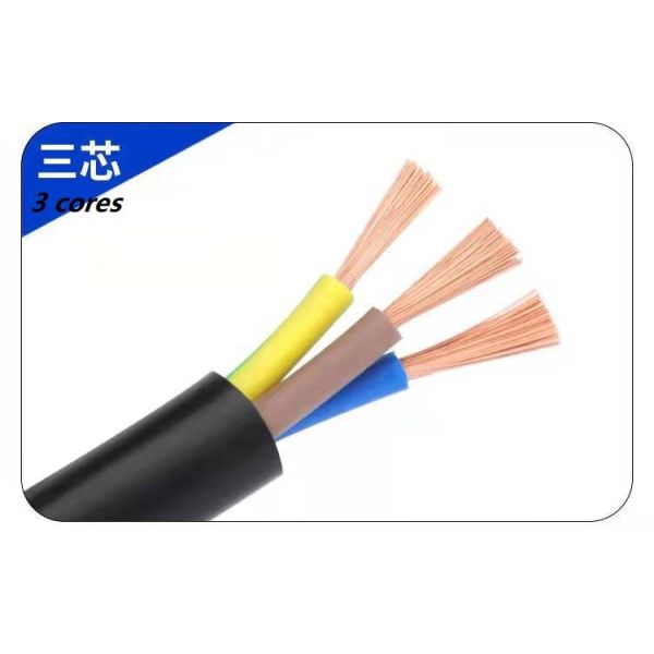 Ядри RVV 4 низко курят нул кабелей 1.5mm2 2.5mm2 4mm2 6mm2 галоида