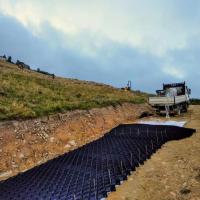 Grelha de cascalho de plástico Hdpe Geocell para parede de retenção