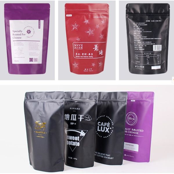 Влагостойкие 50g стоят вверх запечатывание мешка кофе фольги упаковывая само- с одним клапаном пути