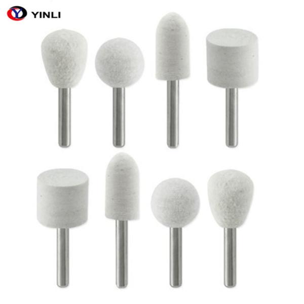 o cilindro de 3mm sentiu o metal de lustro de Bobs Buffing Bobs For Polishing