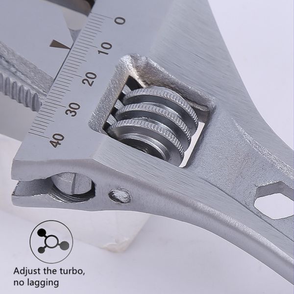 Acier à haute teneur en carbone 10 pouces clé à double usage outils matériels haute dureté