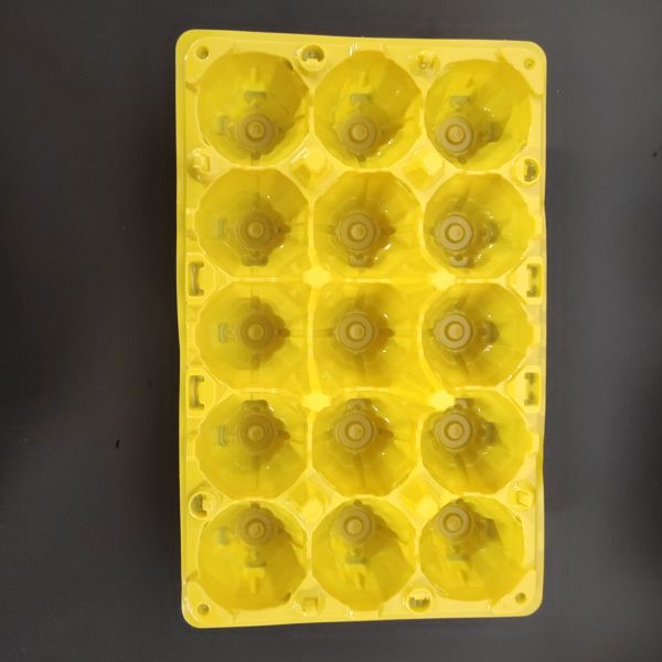 15 Hole Plastic Egg Packaging Egg Bottom Cover Separation Disposable Egg Tray
