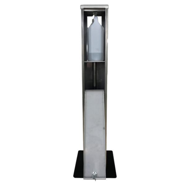 Suporte livre do distribuidor de aço inoxidável de grande volume do Sanitizer da mão da bomba do pedal de um Touchless de 1 galão