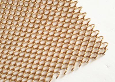 Cortina de aço inoxidável da malha do metal flexível com fio de 1.2MM para Drepary interior