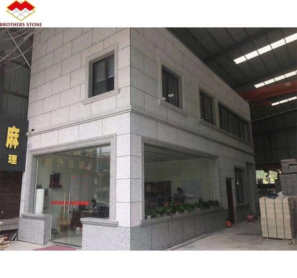 Outdoor Stair Columns with Building Stone Flooring Modern British White Granite Tile