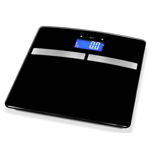 180KG / 396LBS Glass Platform 3x1.5V Digital Body Fat Scale