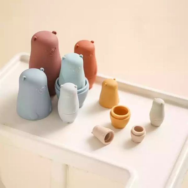 Waterproof Stacking Children'S Educational Toy 4 Piece Russian Nesting Dolls