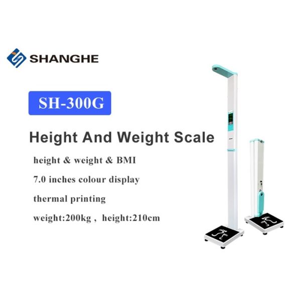 Полностью автоматизированные ультразвуковые вес и масштаб высоты тела 200kg