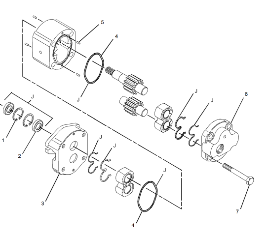 Насос низкого давления 289-7917/342-1882 насоса гусеницы CAT336D гидравлический пилотный