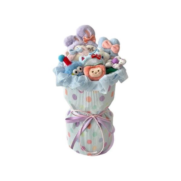 Tejido de dopamina punto acabado ramo jabón rosa flor regalo de San Valentín para novia
