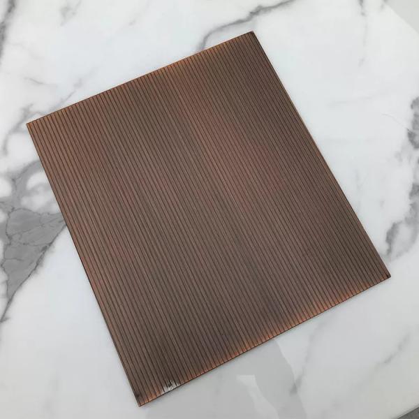 Rustproof Patina Brass Antique Stainless Steel Sheet Anticorrosive Mirror Finish