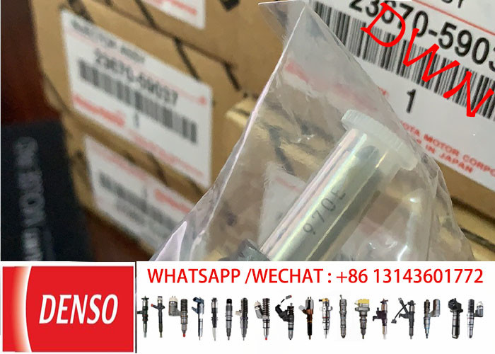 НЕПОДДЕЛЬНЫЙ первоначальный инжектор топлива DENSO 23670-59037 23670-51031 0950006730 095000-7530 для земли Cruiser200 V8 1VD-FTV